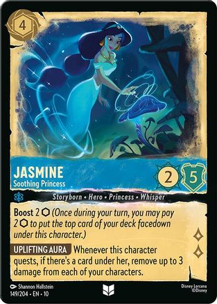 Jasmine - Soothing Princess (149/204) [Whispers in the Well] Cold Foil - Deck Out Gaming