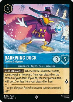Darkwing Duck - Dashing Gadgeteer (150/204) [Winterspell] Cold Foil - Deck Out Gaming