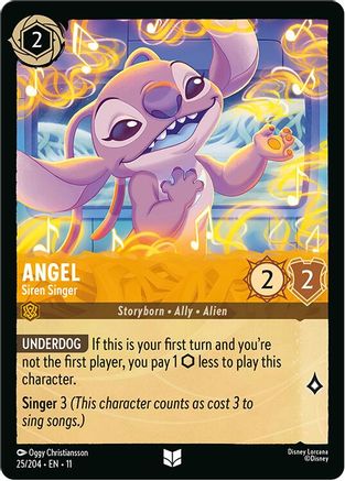 Angel - Siren Singer (25/204) [Winterspell] Cold Foil - Deck Out Gaming