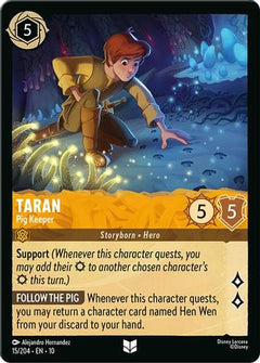 Taran - Pig Keeper (15/204) [Whispers in the Well] Cold Foil - Deck Out Gaming