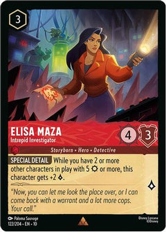 Elisa Maza - Intrepid Investigator (122/204) [Whispers in the Well] Cold Foil - Deck Out Gaming