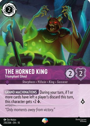 The Horned King - Triumphant Ghoul (Epic) (210/204) [Whispers in the Well] Holofoil - Deck Out Gaming