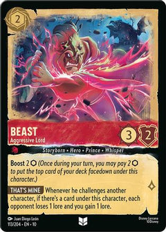 Beast - Aggressive Lord (113/204) [Whispers in the Well] - Deck Out Gaming