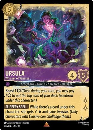 Ursula - Whisper of Vanessa (59/204) [Whispers in the Well] Cold Foil-1
