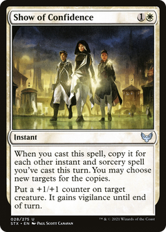 Show of Confidence (28) [Strixhaven: School of Mages] foil - Deck Out Gaming
