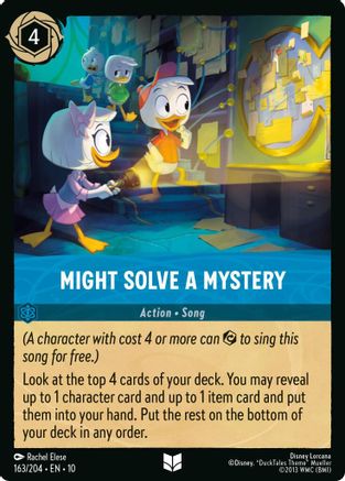 Might Solve a Mystery (163/204) [Whispers in the Well] Cold Foil - Deck Out Gaming