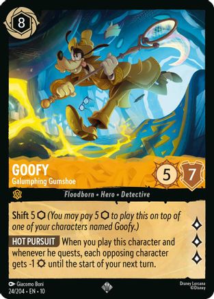Goofy - Galumphing Gumshoe (24/204) [Whispers in the Well] - Deck Out Gaming