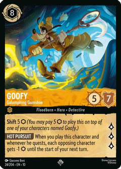 Goofy - Galumphing Gumshoe (24/204) [Whispers in the Well] Cold Foil - Deck Out Gaming