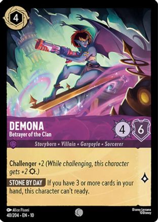 Demona - Betrayer of the Clan (40/204) [Whispers in the Well] - Deck Out Gaming