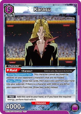 Karasu (008) (UE13BT/YYH-1-008) [UE13BT: Yu Yu Hakusho: Ghost Files] Foil - Deck Out Gaming