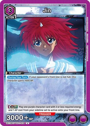 Jin (014) (UE13BT/YYH-1-014) [UE13BT: Yu Yu Hakusho: Ghost Files] - Deck Out Gaming