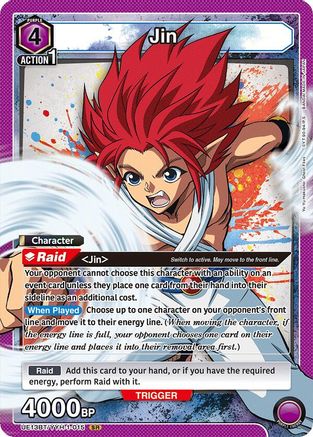 Jin (015) (UE13BT/YYH-1-015) [UE13BT: Yu Yu Hakusho: Ghost Files] Foil - Deck Out Gaming