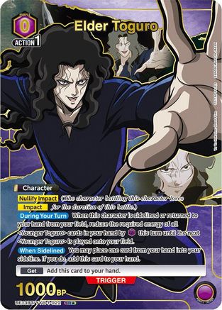 Elder Toguro (SR*) (UE13BT/YYH-1-022) [UE13BT: Yu Yu Hakusho: Ghost Files] Foil - Deck Out Gaming