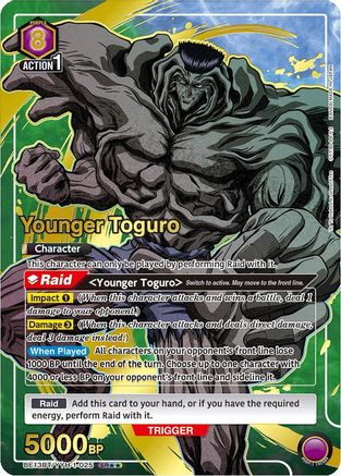 Younger Toguro (025) (SR**) (UE13BT/YYH-1-025) [UE13BT: Yu Yu Hakusho: Ghost Files] Foil - Deck Out Gaming