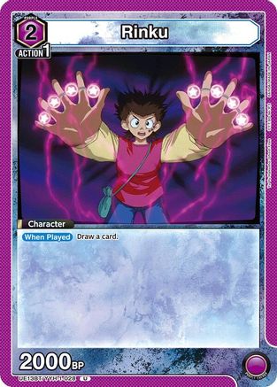 Rinku (UE13BT/YYH-1-028) [UE13BT: Yu Yu Hakusho: Ghost Files] - Deck Out Gaming