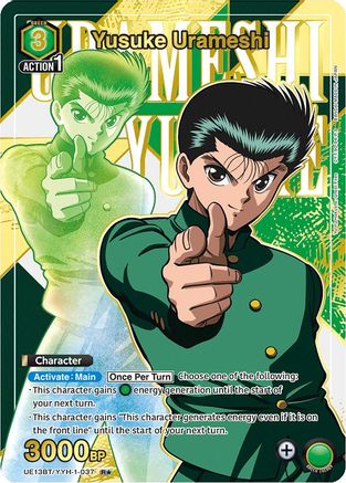 Yusuke Urameshi (037) (R*) (UE13BT/YYH-1-037) [UE13BT: Yu Yu Hakusho: Ghost Files] Foil - Deck Out Gaming