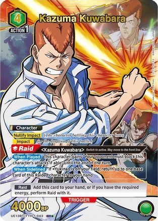 Kazuma Kuwabara (043) (SR*) (UE13BT/YYH-1-043) [UE13BT: Yu Yu Hakusho: Ghost Files] Foil - Deck Out Gaming