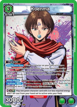 Koenma (050) (UE13BT/YYH-1-050) [UE13BT: Yu Yu Hakusho: Ghost Files] Foil - Deck Out Gaming