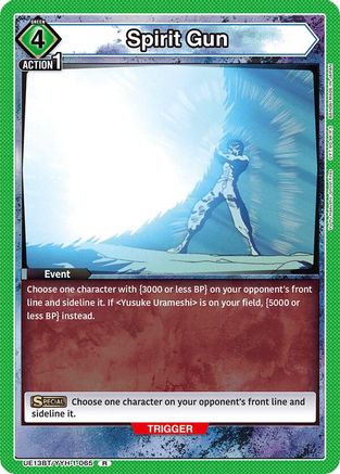 Spirit Gun (UE13BT/YYH-1-065) [UE13BT: Yu Yu Hakusho: Ghost Files] Foil - Deck Out Gaming
