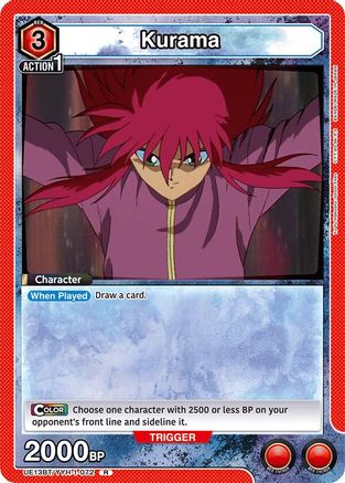 Kurama (072) (UE13BT/YYH-1-072) [UE13BT: Yu Yu Hakusho: Ghost Files] Foil - Deck Out Gaming