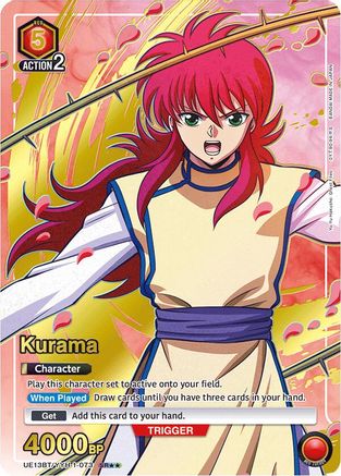 Kurama (073) (SR**) (UE13BT/YYH-1-073) [UE13BT: Yu Yu Hakusho: Ghost Files] Foil - Deck Out Gaming
