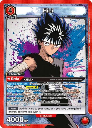 Hiei (083) (UE13BT/YYH-1-083) [UE13BT: Yu Yu Hakusho: Ghost Files] Foil - Deck Out Gaming
