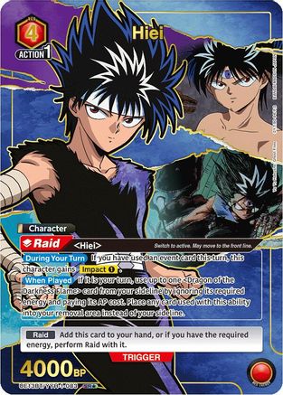 Hiei (083) (SR*) (UE13BT/YYH-1-083) [UE13BT: Yu Yu Hakusho: Ghost Files] Foil - Deck Out Gaming