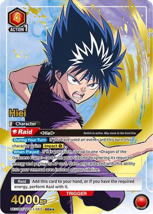Hiei (083) (SR**) (UE13BT/YYH-1-083) [UE13BT: Yu Yu Hakusho: Ghost Files] Foil - Deck Out Gaming