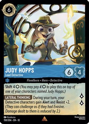 Judy Hopps - Lead Detective (150/204) [Whispers in the Well] - Deck Out Gaming