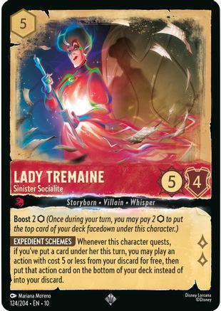 Lady Tremaine - Sinister Socialite (124/204) [Whispers in the Well] Cold Foil-1