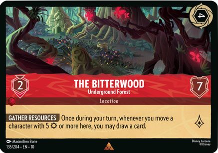 The Bitterwood - Underground Forest (135/204) [Whispers in the Well] - Deck Out Gaming