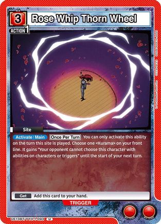 Rose Whip Thorn Wheel (UE13BT/YYH-1-093) [UE13BT: Yu Yu Hakusho: Ghost Files] - Deck Out Gaming