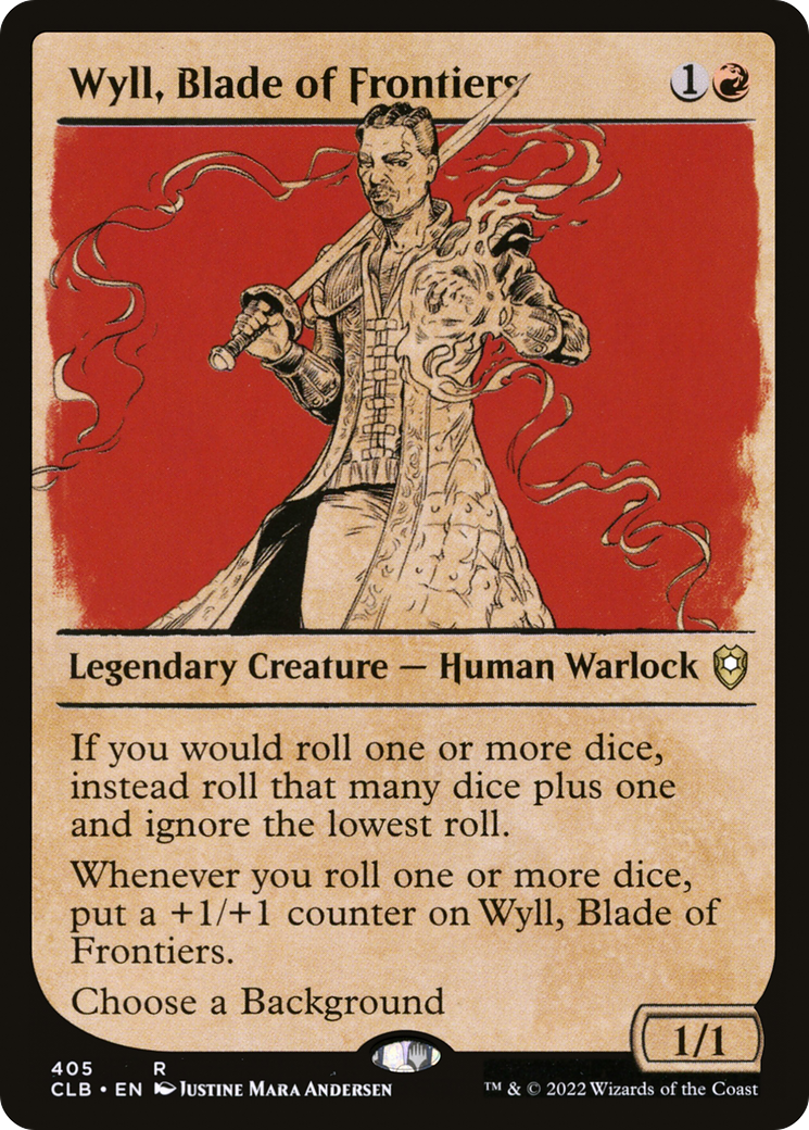 Wyll, Blade of Frontiers (Showcase) (405) [Commander Legends: Battle for Baldur's Gate] - Deck Out Gaming