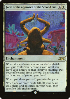 Form of the Approach of the Second Sun (Galaxy Foil) (295) [Unfinity] foil - Deck Out Gaming