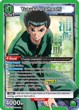 Yusuke Urameshi (103) (UE13BT/YYH-1-103) [UE13BT: Yu Yu Hakusho: Ghost Files] Foil - Deck Out Gaming