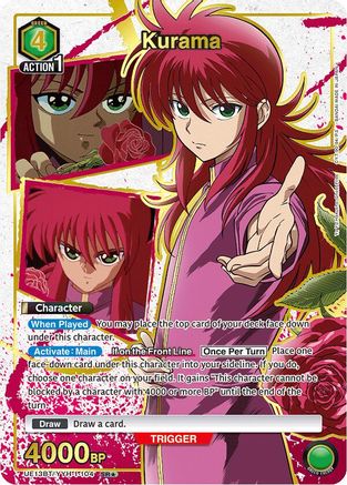 Kurama (104) (SR*) (UE13BT/YYH-1-104) [UE13BT: Yu Yu Hakusho: Ghost Files] Foil - Deck Out Gaming