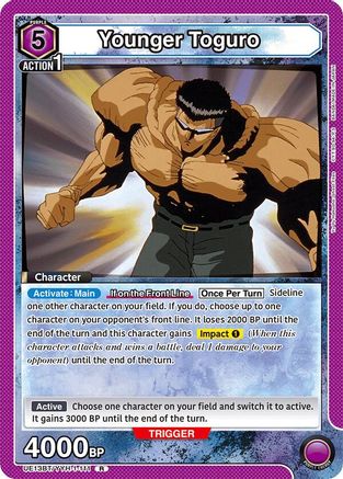 Younger Toguro (111) (UE13BT/YYH-1-111) [UE13BT: Yu Yu Hakusho: Ghost Files] Foil - Deck Out Gaming