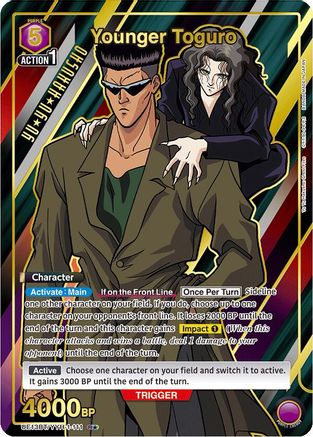 Younger Toguro (111) (R*) (UE13BT/YYH-1-111) [UE13BT: Yu Yu Hakusho: Ghost Files] Foil - Deck Out Gaming