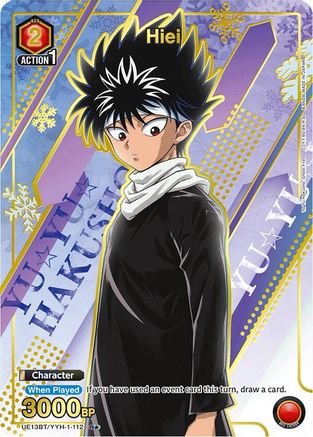 Hiei (112) (R*) (UE13BT/YYH-1-112) [UE13BT: Yu Yu Hakusho: Ghost Files] Foil - Deck Out Gaming