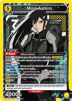 Mina Ashiro (005) (UE12BT/KJ8-1-005) [UE12BT: Kaiju No. 8] Foil - Deck Out Gaming