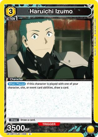 Haruichi Izumo (008) (UE12BT/KJ8-1-008) [UE12BT: Kaiju No. 8] - Deck Out Gaming
