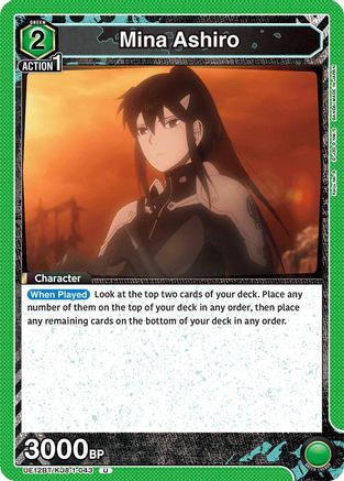 Mina Ashiro (043) (UE12BT/KJ8-1-043) [UE12BT: Kaiju No. 8] - Deck Out Gaming