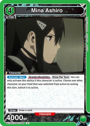 Mina Ashiro (044) (UE12BT/KJ8-1-044) [UE12BT: Kaiju No. 8] Foil - Deck Out Gaming