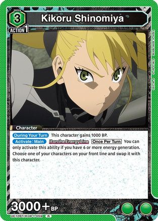Kikoru Shinomiya (059) (UE12BT/KJ8-1-059) [UE12BT: Kaiju No. 8] Foil - Deck Out Gaming