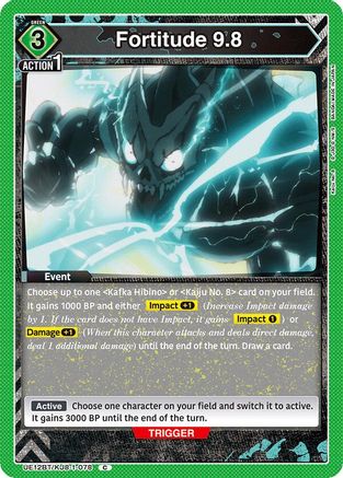 Fortitude 9.8 (UE12BT/KJ8-1-078) [UE12BT: Kaiju No. 8] - Deck Out Gaming