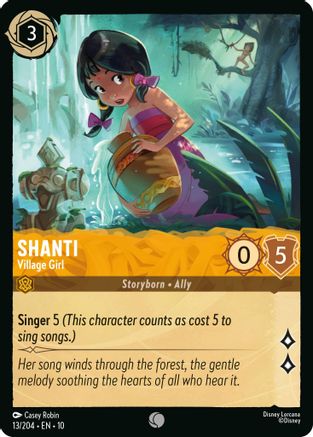 Shanti - Village Girl (13/204) [Whispers in the Well] Cold Foil - Deck Out Gaming