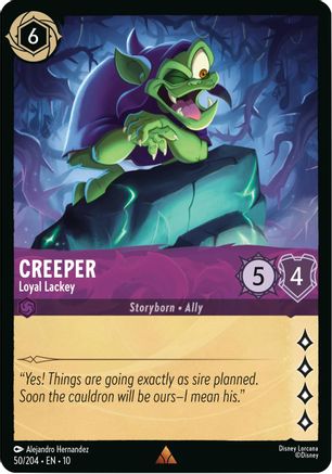 Creeper - Loyal Lackey (50/204) [Whispers in the Well] - Deck Out Gaming