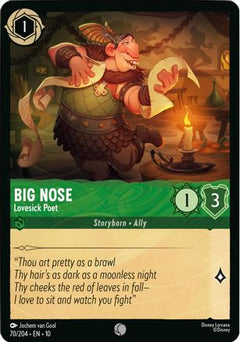 Big Nose - Lovesick Poet (70/204) [Whispers in the Well] Cold Foil - Deck Out Gaming