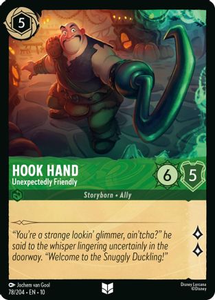 Hook Hand - Unexpectedly Friendly (78/204) [Whispers in the Well] - Deck Out Gaming