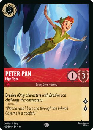 Peter Pan - High Flyer (105/204) [Whispers in the Well] - Deck Out Gaming